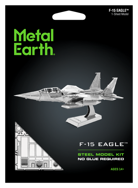 Металевий 3D конструктор "Винищувач F-15 Eagle" TP-667 фото