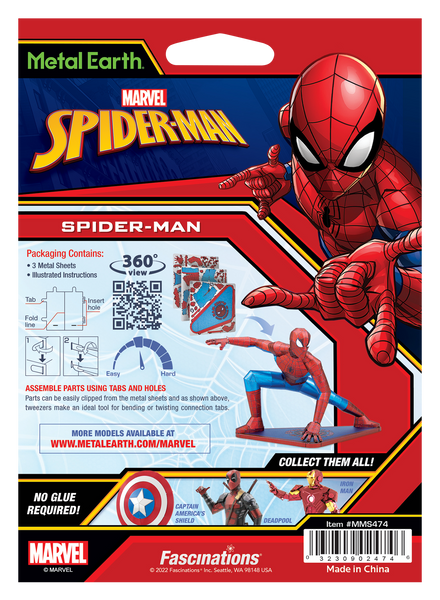 Металевий 3D конструктор "Spider Man" TP-4986 фото
