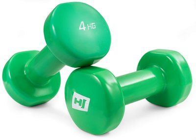Гантелі для фітнесу вінілові круглі Hop-Sport HS-V040DC 2х4 кг H-5902308218604 фото
