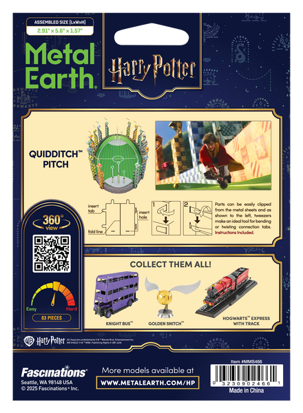 Металлический 3D конструктор "Harry Potter - Хогвартский квиддичный стадион", Metal Earth, MMS466 TP-4983 фото