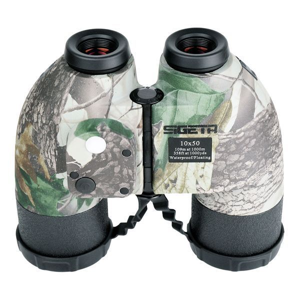 Бинокль SIGETA General 10x50 Camo floating/compass/reticle морской OPT-65860 фото