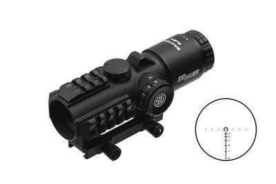 Прилад Оптичний Sig Optics Bravo3 Battle Sight, 3x24mm Horseshoe Dot Illum Reticle STV-5003282 фото