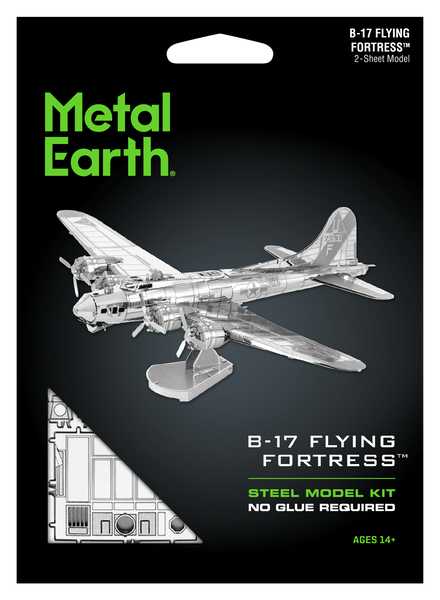 Металевий 3D конструктор "Бомбардувальник B-17 Flying Fortress" TP-3679 фото