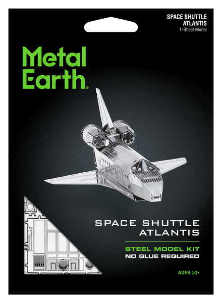 Металлический 3D конструктор "Космический шаттл Atlantis", Metal Earth, MMS015 TP-358 фото
