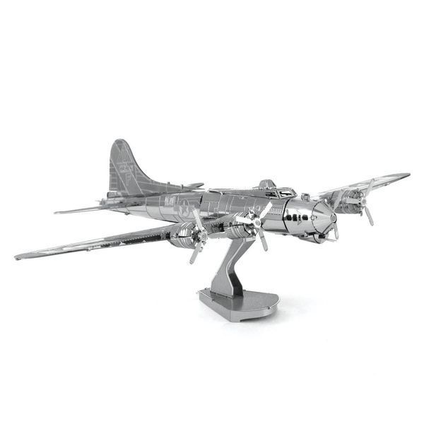 Металевий 3D конструктор "Бомбардувальник B-17 Flying Fortress" TP-3679 фото