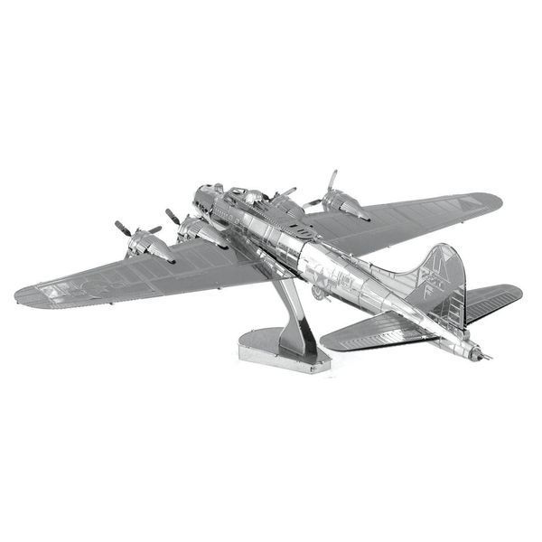 Металевий 3D конструктор "Бомбардувальник B-17 Flying Fortress" TP-3679 фото