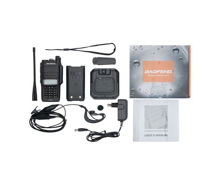 Рация Baofeng UV-9R Plus 8W,1800 мАч UHF/VHF, IP67 STV-8005678 фото
